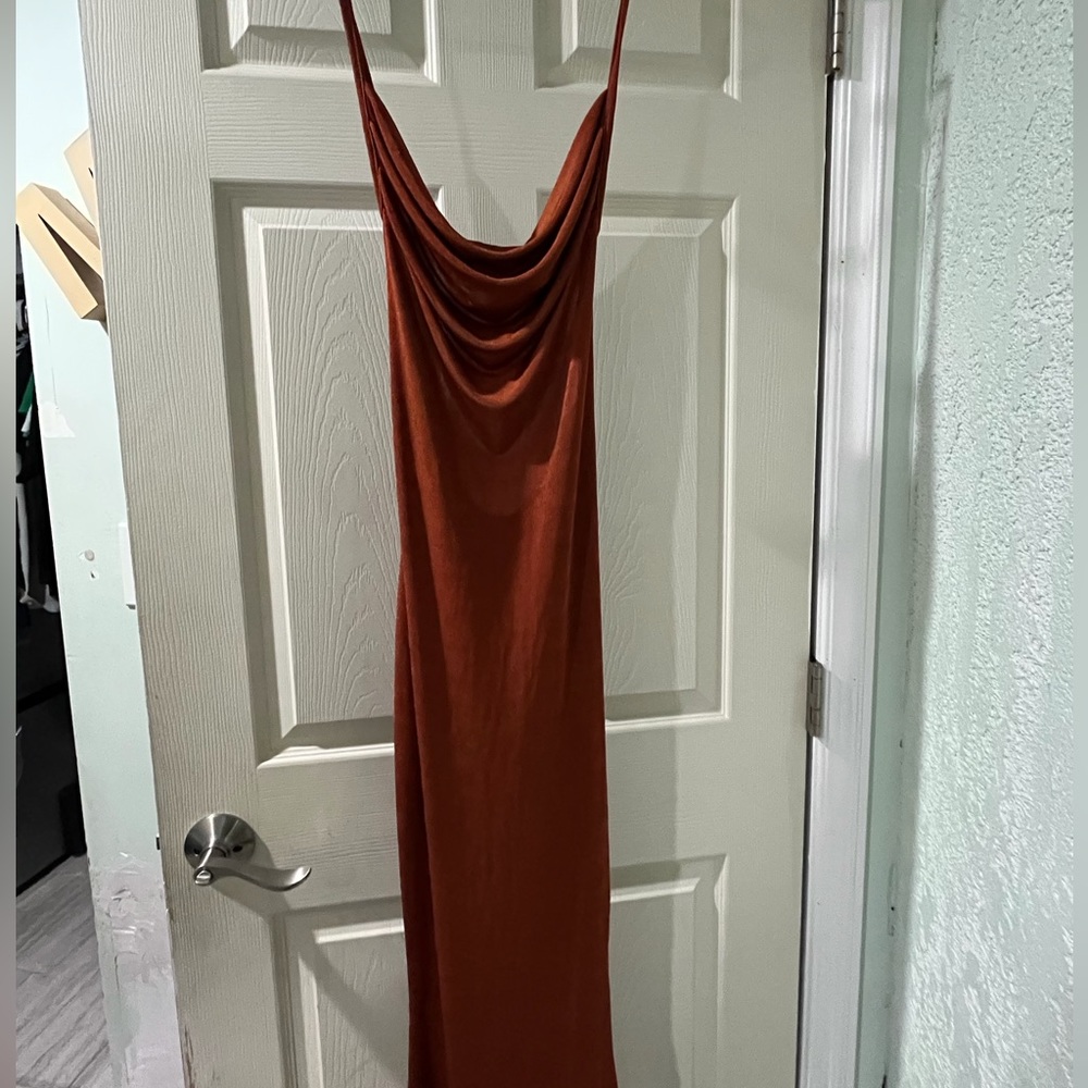 Shein open back dress